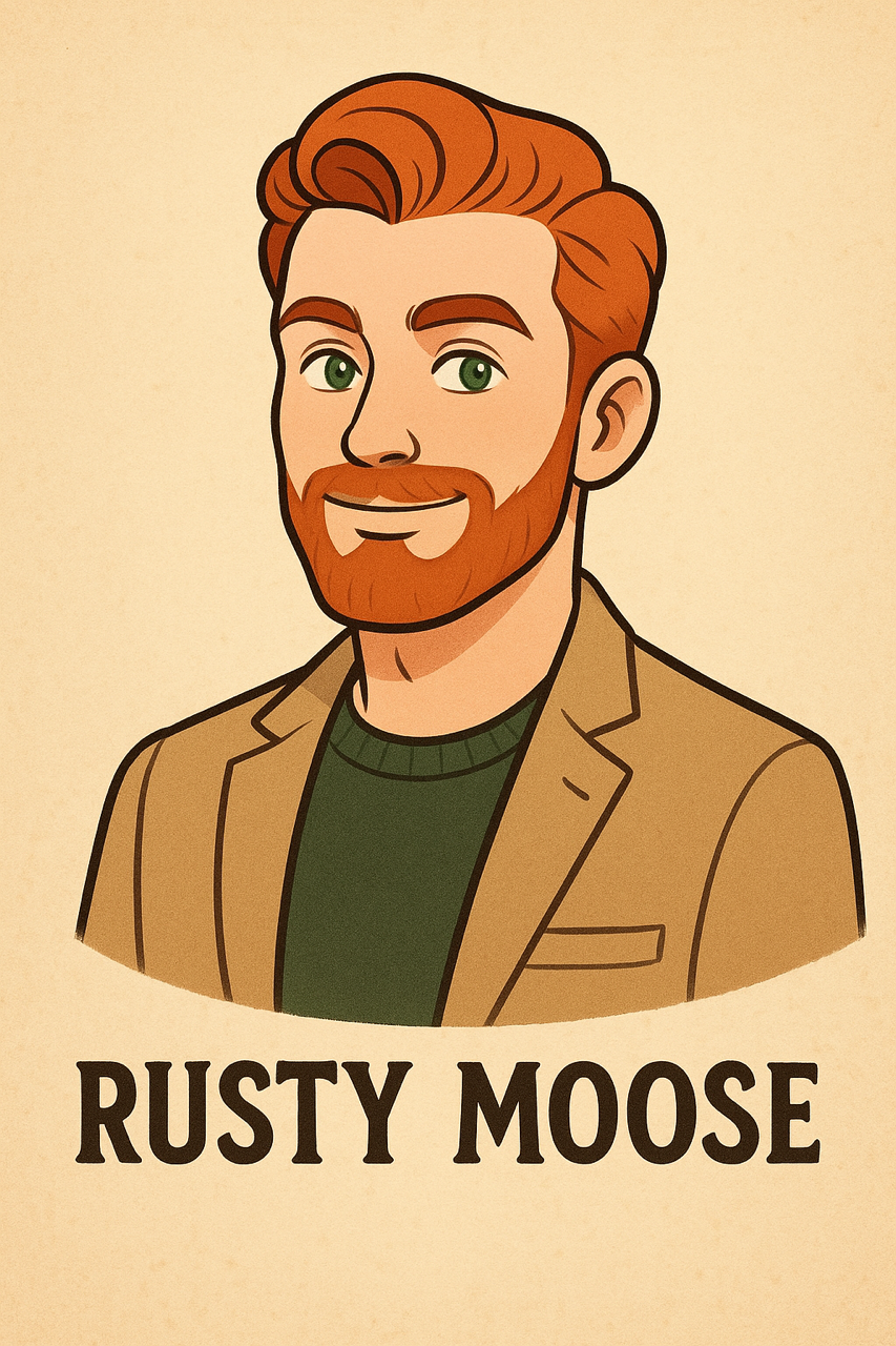 Rusty the friendly character